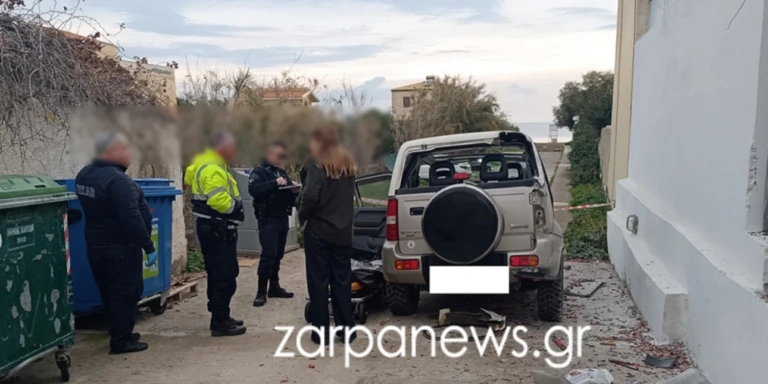 Θανατηφόρο τροχαίο στα Χανιά: Νεκρός οδηγός I.X – To αυτοκίνητο βρέθηκε σε στενό πέρασμα