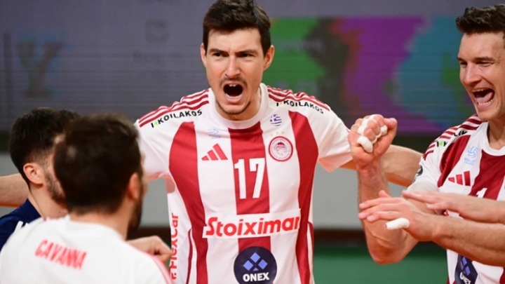 Βόλεϊ: Ο Ολυμπιακός 3-1 με ανατροπή τον ΠΑΟ και προκρίθηκε στον τελικό του Λιγκ Καπ