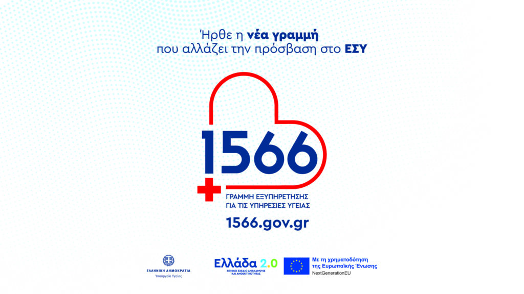 1566: Το νέο πρόσωπο της εξυπηρέτησης στην Υγεία