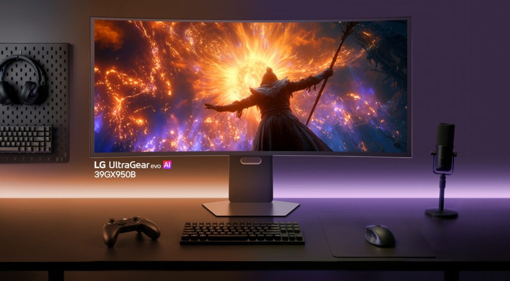 LG: Η νέα UltraGear evo επαναπροσδιορίζει το 5K Gaming με το AI Upscaling