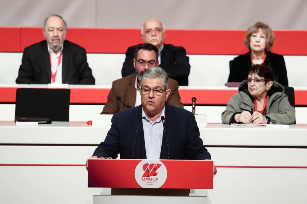Επανεκλογή του Δ. Κουτσούμπα στη θέση του Γ.Γ. της ΚΕ του ΚΚΕ