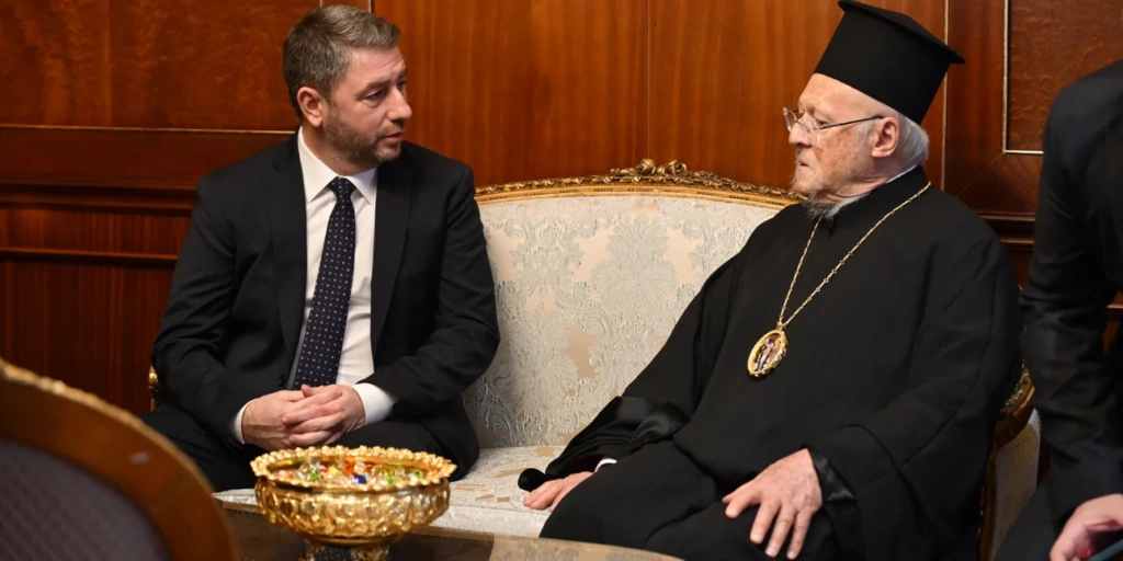 Ανδρουλάκης: Κάθε συνάντηση με τον Οικουμενικό Πατριάρχη είναι μάθημα ανθρωπιάς, ενσυναίσθησης και διορατικότητας