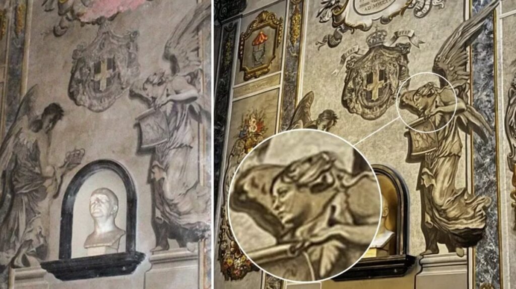 Αγγελάκι που «θυμίζει» τη Μελόνι πυροδοτεί σκάνδαλο στη Ρώμη
