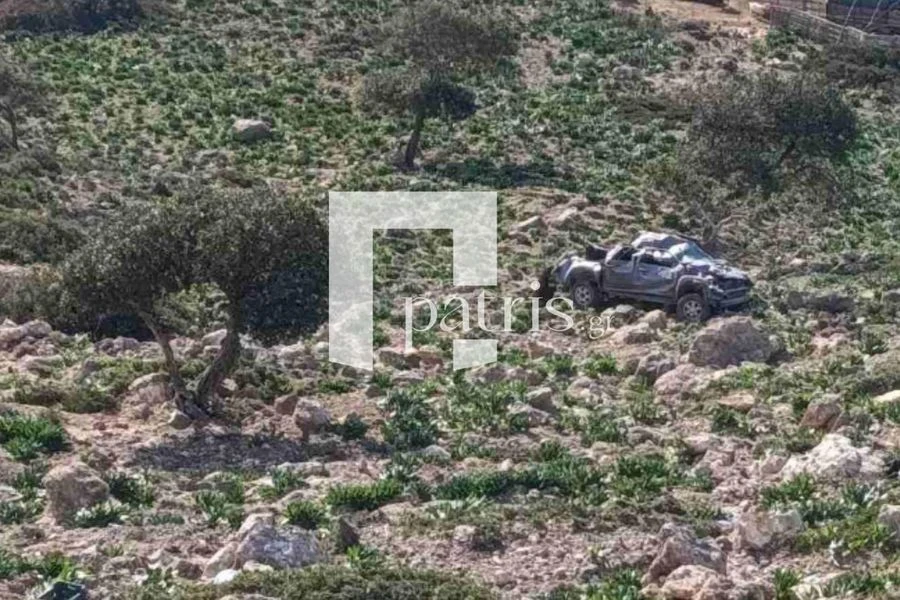 Σοκαριστικό ατύχημα στα Καπετανιανά της Κρήτης – 80χρονος έπεσε με το αυτοκίνητο σε γκρεμό 30 μέτρων