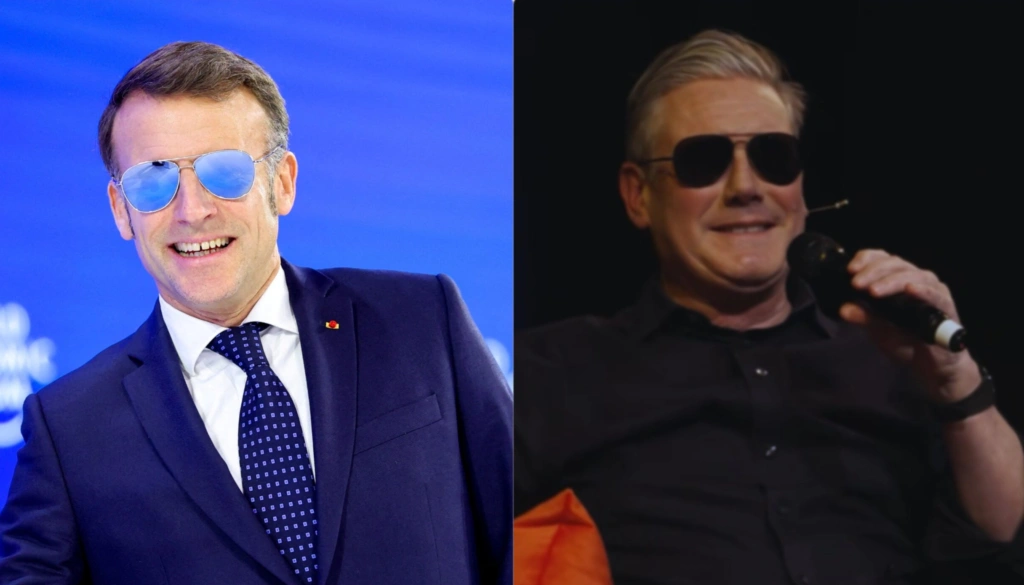 «Top Gun» στο Λονδίνο: Ο Στάρμερ μιμείται τον Μακρόν με γυαλιά ηλίου – «Talk to me, Goose» [βί
