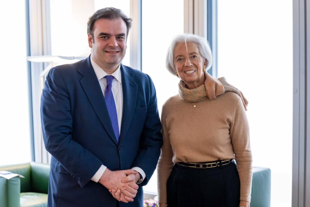Πιερρακάκης για τη συνάντηση με Λαγκάρντ: Μία ισχυρότερη και περισσότερο ανθεκτική ευρωζώνη στο επίκ