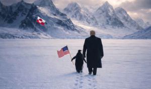 O Τραμπ στη Γροιλανδία: Η viral φωτογραφία με τον πιγκουίνο που… «τα μπέρδεψε όλα»