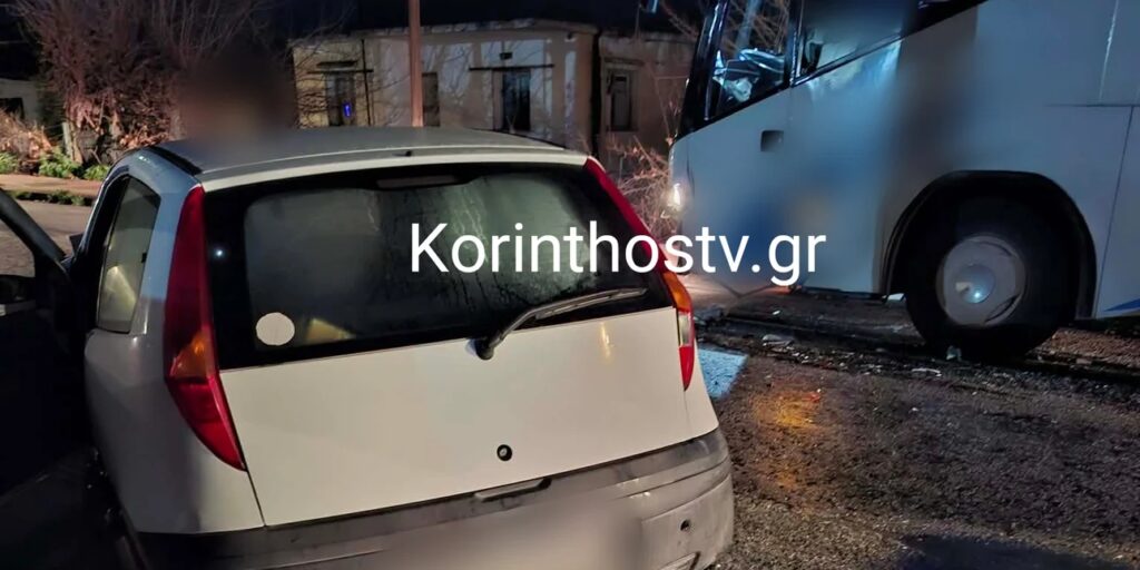 Τροχαίο στον Άσσο Κορινθίας – Ι.Χ. συγκρούστηκε με λεωφορείο