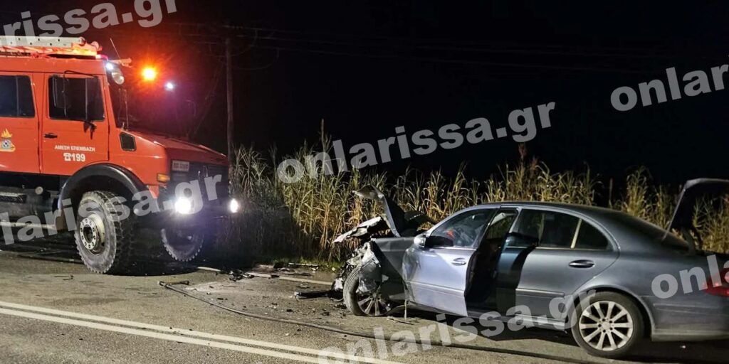 Τραγωδία στη Λάρισα: Νεκρός 31χρονος σε τροχαίο στον δρόμο προς Αγιά 