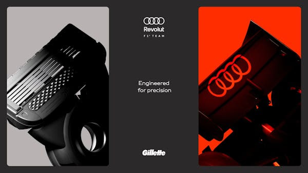 Audi Revolut F1: Καλωσορίζει τη Gillette ως επίσημο συνεργάτη