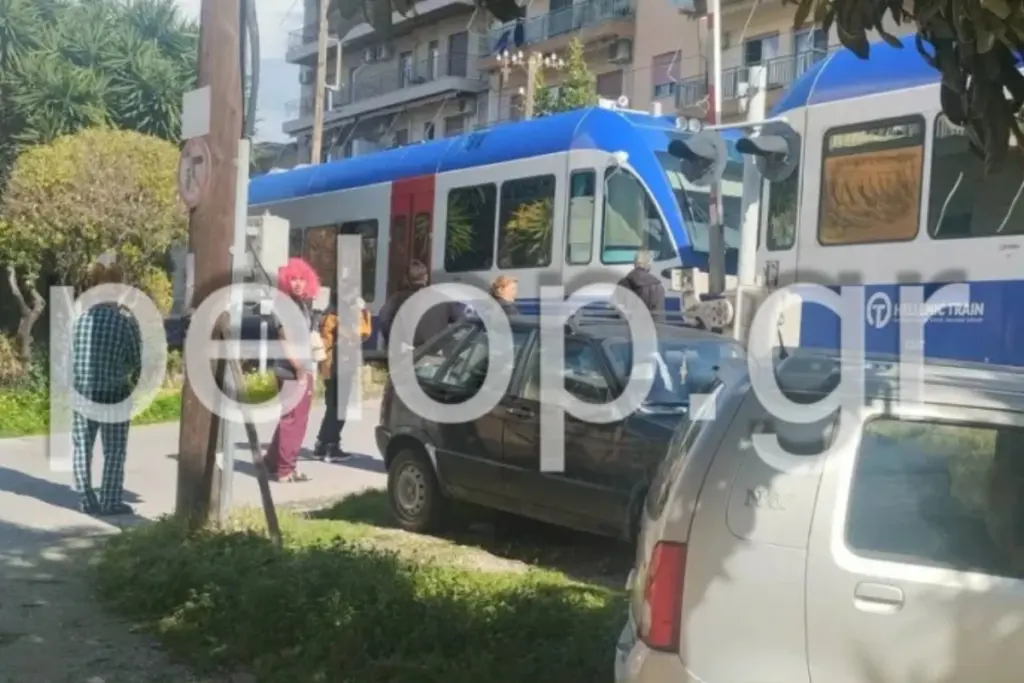 Σύγκρουση τρένου με ΙΧ στην Πάτρα – Πώς έγινε το ατύχημα
