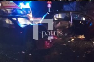 Κρήτη: Μετωπική σύγκρουση αυτοκινήτων στον ΒΟΑΚ – 5 τραυματίες στο νοσοκομείο