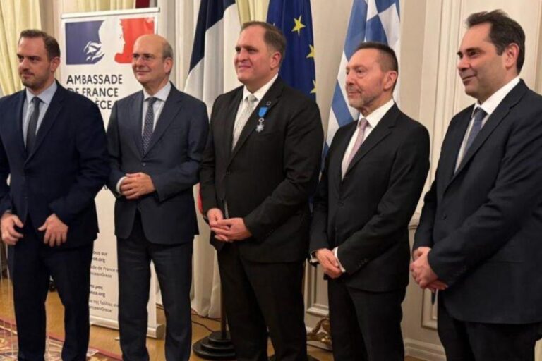 ΑΑΔΕ: Ιππότης του Εθνικού Τάγματος Αξίας της Γαλλικής Δημοκρατίας ο Γιώργος Πιτσιλής