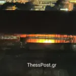 Φωτιά τώρα στην ιστορική κεραμοποιία Αλλατίνη στη Θεσσαλονίκη