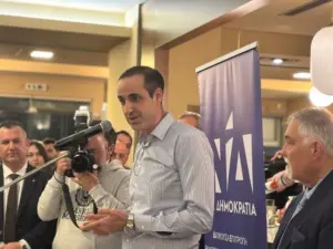 Γρηγόρης Δημητριάδης στην κοπή πίτας της ΔΕΕΠ Ηλείας: «Είμαι στρατιώτης της παράταξης - Δεν σκοπεύω να πολιτευτώ το 2027»