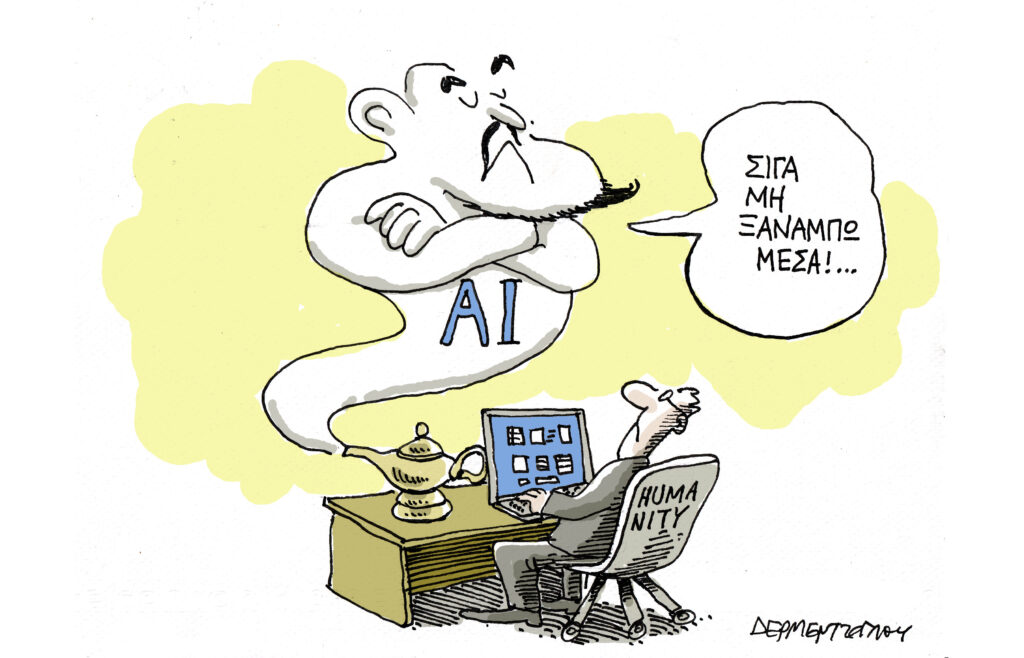Η γελοιογραφία της ημέρας από τον Γιάννη Δερμεντζόγλου – Κυριακή 15 Φεβρουαρίου 2026