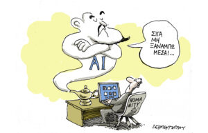 Η γελοιογραφία της ημέρας από τον Γιάννη Δερμεντζόγλου – Κυριακή 15 Φεβρουαρίου 2026