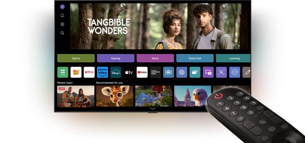 AI Magic remote control MR25GN: Ο απόλυτος έλεγχος της LG AI TV με μία κίνηση