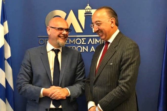 Επίσκεψη του Πρέσβη της Ισπανίας κ. Jorge Domecq στον Οργανισμό Λιμένος Πατρών Α.Ε.