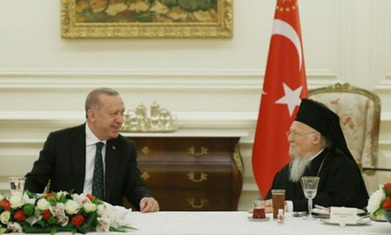Ο Οικουμενικός Πατριάρχης στην Άγκυρα στο επίσημο δείπνο προς τιμήν του Έλληνα Πρωθυπουργού