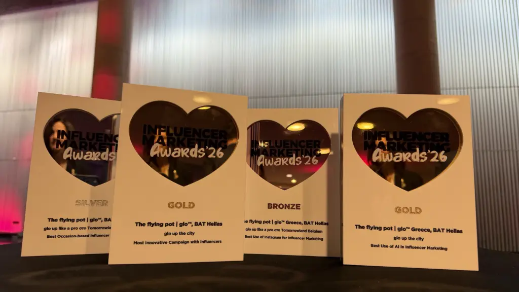 BAT Hellas: Τέσσερις σημαντικές διακρίσεις στα Influencer Marketing Awards 2026