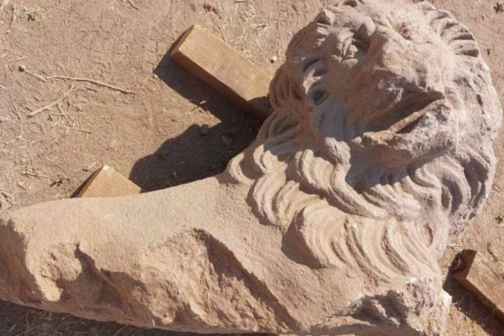 Σημαντικά αρχαιολογικά ευρήματα από την ανασκαφή στους Φιλίππους – Στο «φως» εντυπωσιακός μαρμάρινος λέοντας