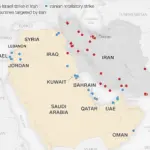 Η Μέση Ανατολή φλέγεται: Όλες οι επιθέσεις ανάμεσα σε Ιράν και ΗΠΑ-Ισραήλ σε χάρτες – Χτυπήματα σε Λίβανο και Κόλπο