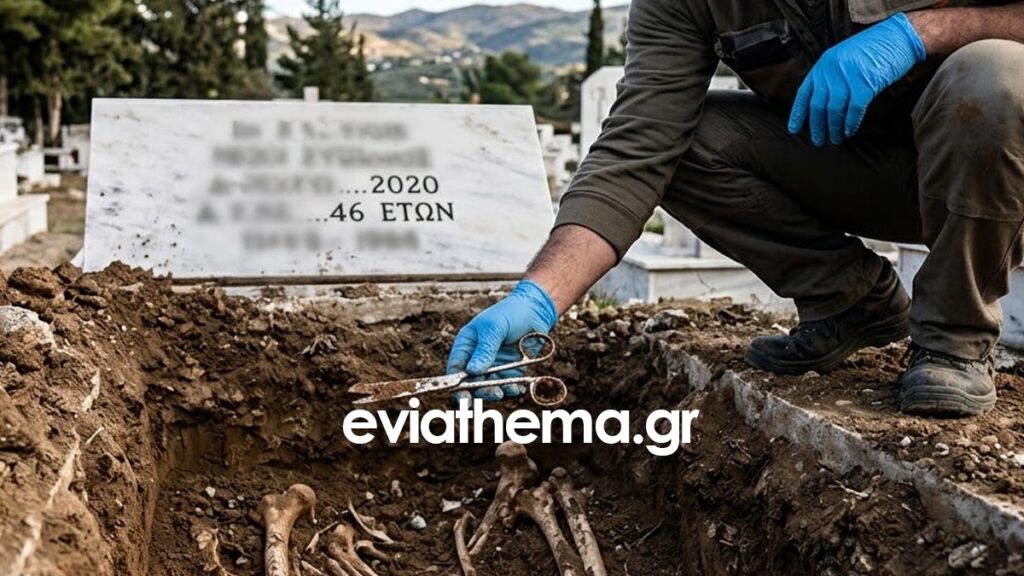 Ψαχνά Ευβοίας: Άνοιξαν τάφο 46χρονου και βρήκαν μέσα χειρουργικό ψαλίδι