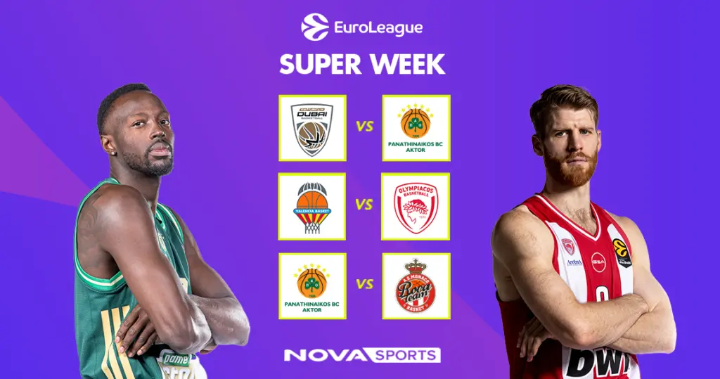 EuroLeague: H «Διαβολοβδομάδα» Νο9 στο παρκέ του Novasports!