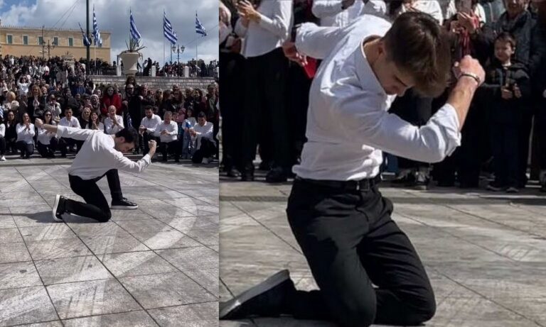 Το παρασκήνιο πίσω από το viral ζεϊμπέκικο του Μάνθου στο Σύνταγμα – Μιλάει στο ET Magazine ο δάσκαλός του Αλέξανδρος Μούσουλος