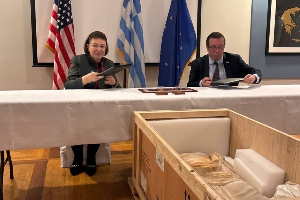 Λίνα Μενδώνη στην Ουάσιγκτον: Επαναπατρισμός αρχαιοτήτων και συνάντηση εργασίας στο State Department