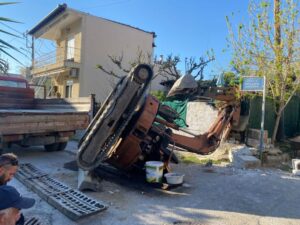 Εργατικό ατύχημα στον Βόλο: Εκσκαφέας καταπλάκωσε 58χρονο – Nοσηλεύεται σε κρίσιμη κατάσταση