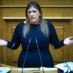 Συζήτηση προ Ημερησίας Διατάξεως, με πρωτοβουλία του Αρχηγού της Αξιωματικής Αντιπολίτευσης και Προέδρου της Κοινοβουλευτικής Ομάδας ΠΑΣΟΚ-ΚΙΝΗΜΑ ΑΛΛΑΓΗΣ, Νίκου Ανδρουλάκη, σε επίπεδο Προέδρων Κοινοβουλευτικών Ομάδων, "για την κατάσταση του Κράτους Δικαίου, των Θεσμών και της λειτουργίας του Κοινοβουλίου στην Ελλάδα", Πέμπτη 16 Απριλίου 2026. (ΓΙΩΡΓΟΣ ΚΟΝΤΑΡΙΝΗΣ/EUROKINISSI)