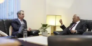 Συνάντηση Μητσοτάκη με Αντόνιο Κόστα - Συζήτησαν για Μέση Ανατολή