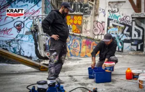 Η KRAFT Paints στηρίζει τη δημιουργία της εντυπωσιακής τοιχογραφίας των διεθνώς καταξιωμένων PichiAvo στην Αθήνα
