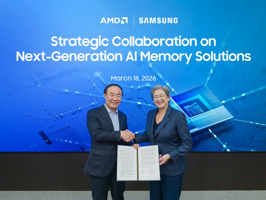 Η Samsung και η AMD διευρύνουν τη στρατηγική τους συνεργασία για τις λύσεις μνήμης AI επόμενης γενιά