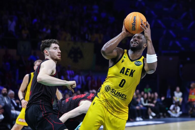 Basketball Champions League: Λύγισε στην παράταση του τελικού η ΑΕΚ, 92-86 από την Ρίτας Βίλνιους [Βίντεο]