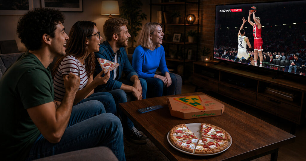 Απολαύστε δωρεάν στα Novasports το Final Four της EuroLeague με δώρο πίτσα premium από την Pizza Fan
