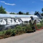 Ηλεία: Ανατροπή βυτιοφόρου και διαρροή καυσίμων στο σημείο – Εγκλωβίστηκε ο οδηγός [Εικόνες]