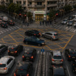 Είμαι σταματημένος στη μέση διασταύρωση λόγω κίνησης – Είμαι παράνομος;