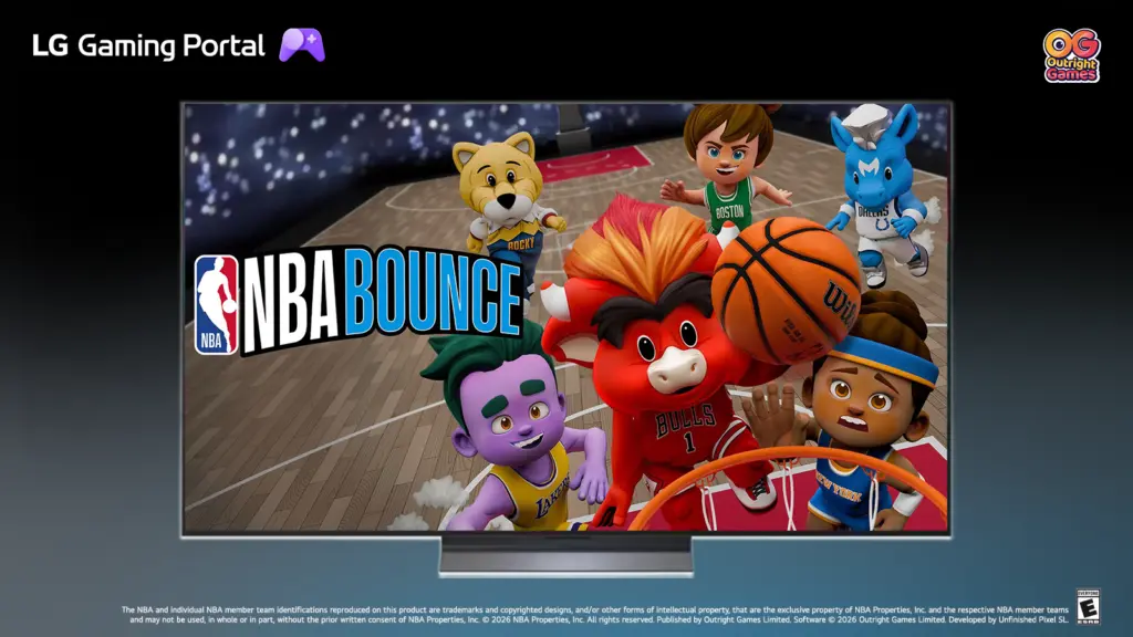 Το NBA Bounce φέρνει συναρπαστική εμπειρία γεμάτη μπάσκετ στις έξυπνες τηλεοράσεις της LG Electronic