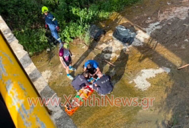 Θρίλερ στην Ξάνθη: 17χρονη έπεσε από πεζογέφυρα – Οι πρώτες εικόνες