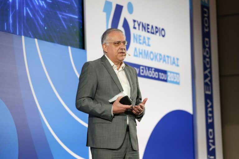 Θεοδωρικάκος στο Συνέδριο της ΝΔ: «Η εμβληματική επένδυση για το γάλλιο γεωστρατηγικό “όπλο” για την