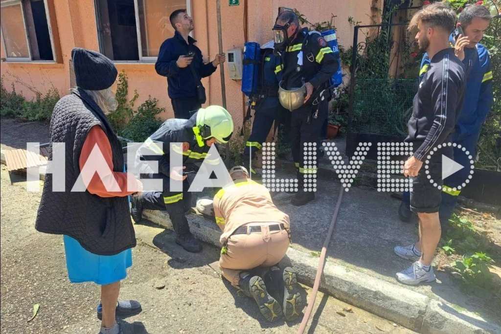 Συναγερμός στη Ζαχάρω: Πυρκαγιά σε σπίτι ηλικιωμένων