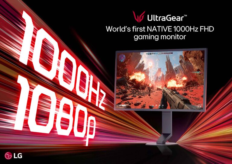 Η LG Electronics παρουσιάζει την πρώτη στον κόσμο οθόνη gaming Full HD με εγγενή ανανέωση 1000 Hz