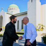 Νίκος Δένδιας: Επίσκεψη στον Καθεδρικό Ναό της Αγίας Σοφίας στο Λος Άντζελες