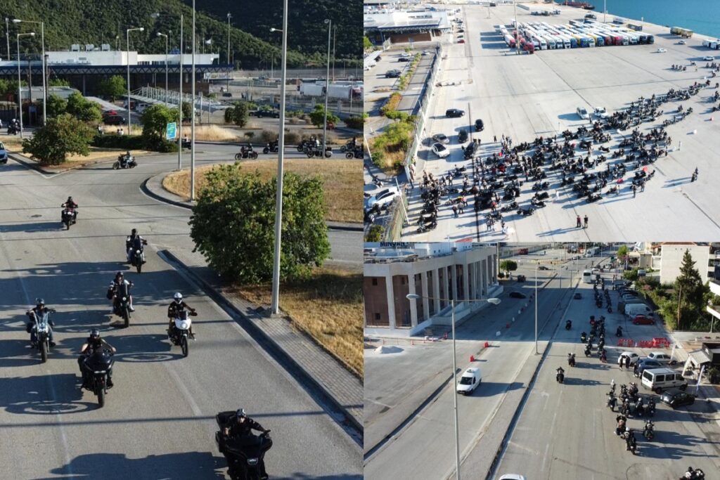 «Πλημμύρησε» η Ηγουμενίτσα με χιλιάδες μοτοσικλετιστές: Ποιοι είναι οι Hells Angels που έκαναν «απόβ