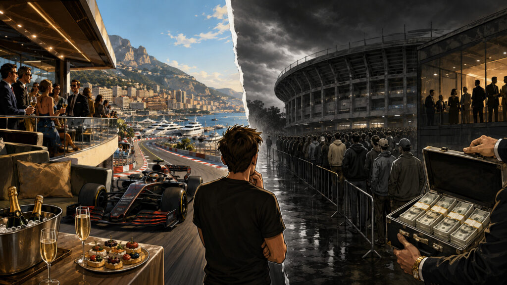 Όταν το F1 Paddock Club μοιάζει… ευκαιρία μπροστά στη FIFA