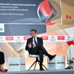 Μητσοτάκης σε Κριστιάν Αμανπούρ: Η θέση της Ελλάδας στον κόσμο στηρίζεται στην ισχύ της οικονομίας της