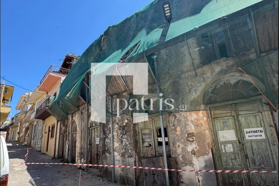 Καστέλλι: Έπεσε η οροφή πρώην Ειρηνοδικείου – Έντονη ανησυχία των κατοίκων